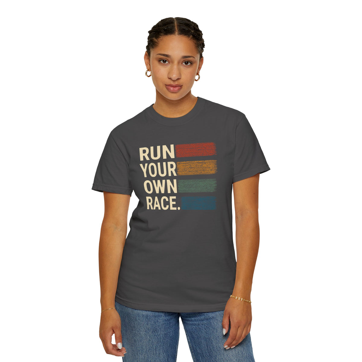 Run Your Own Race | Retro Running T-Shirt | Comfort Colors 1717