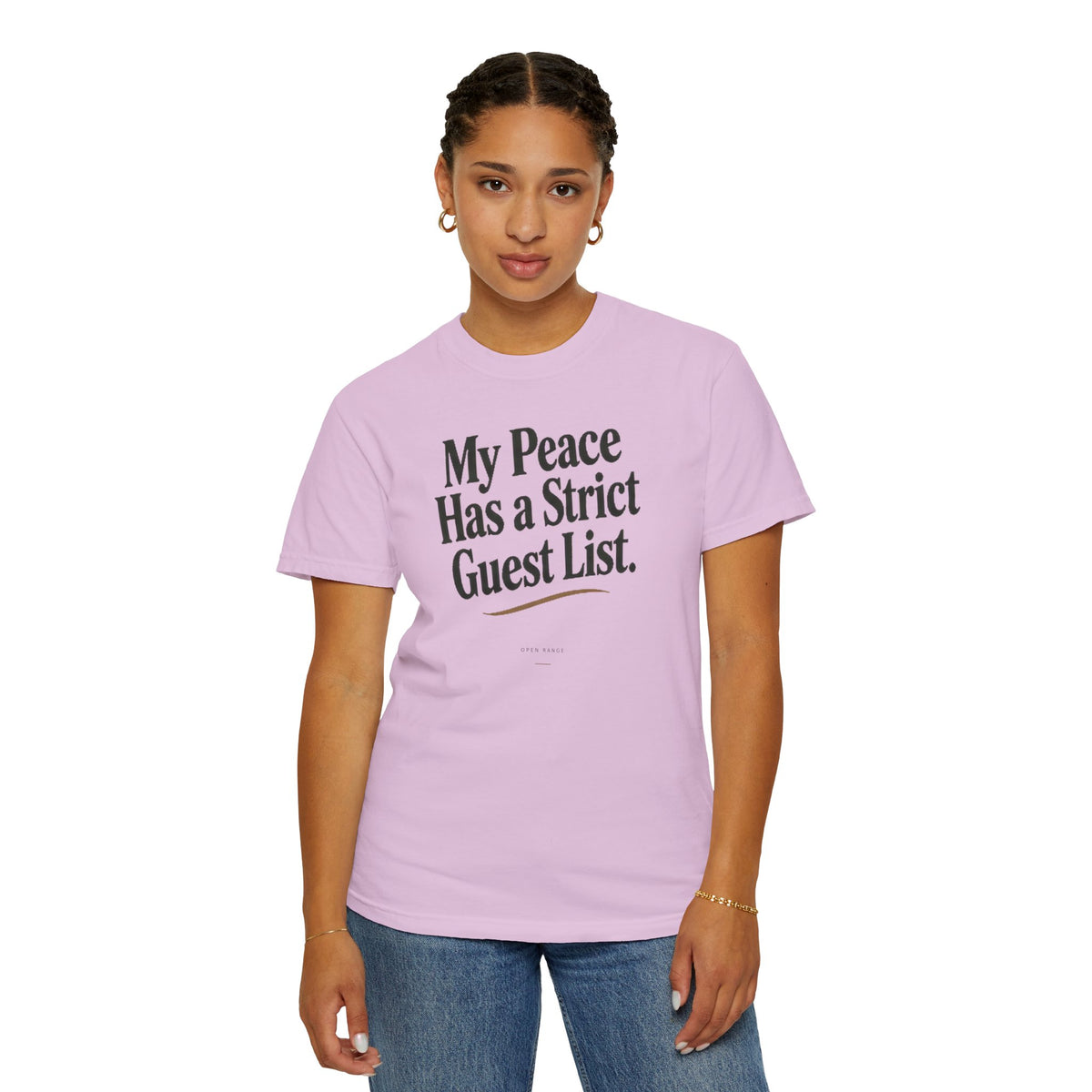 My Peace Has a Strict Guest List | Comfort Colors Graphic Tee