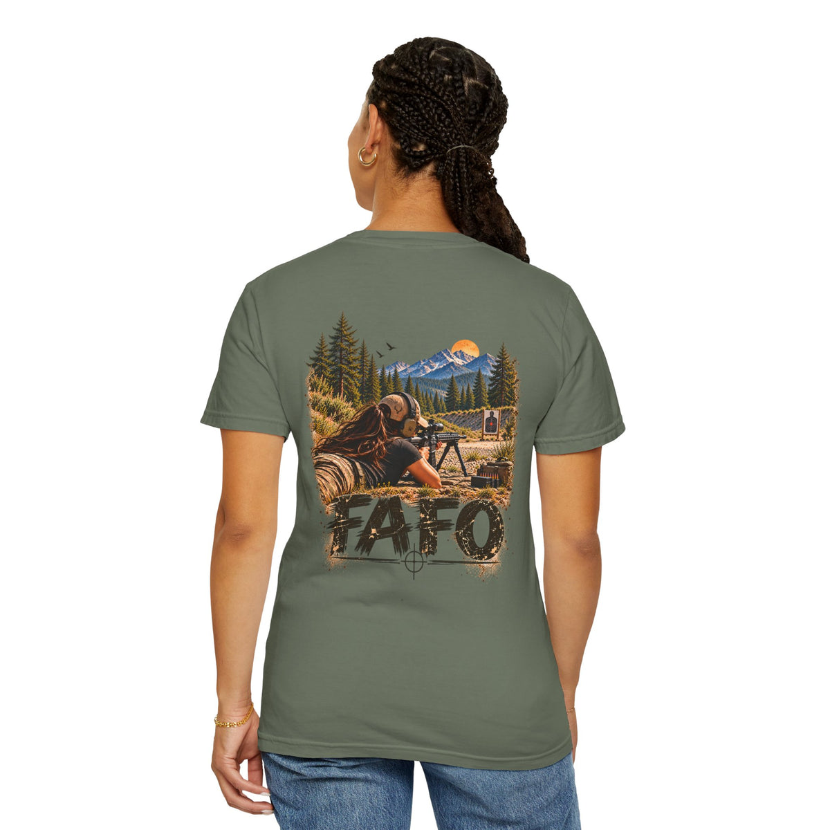 FAFO Women's Shooting Graphic T-Shirt | Open Range Collection