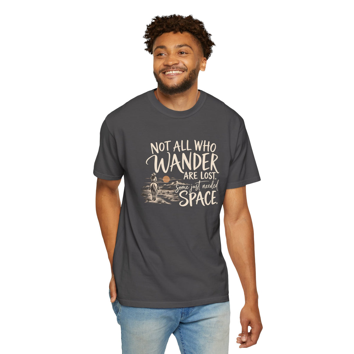 Not All Who Wander Are Lost T-Shirt — Western Adventure Graphic Tee