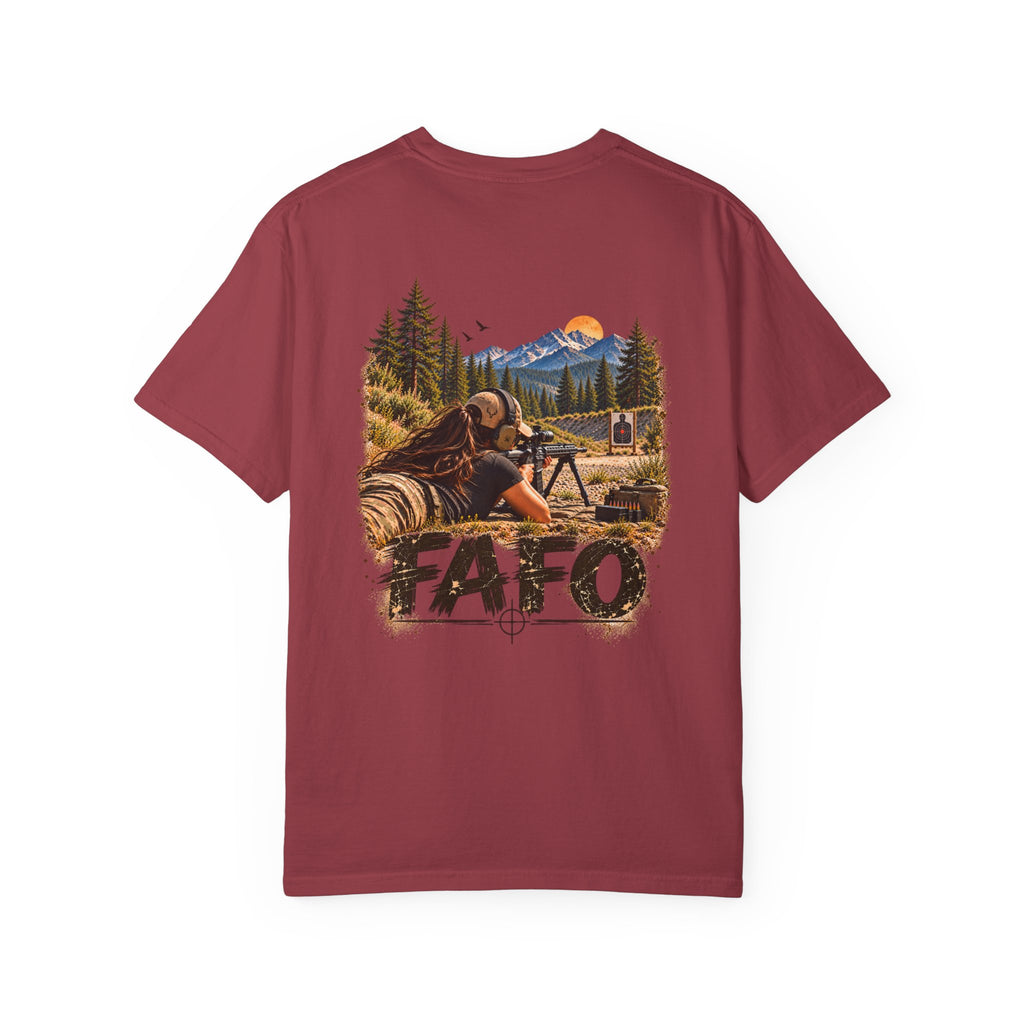 FAFO Women's Shooting Graphic T-Shirt | Open Range Collection