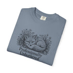 Professionally Unbothered T-Shirt | Vintage Fox Graphic Tee | Comfort Colors 1717