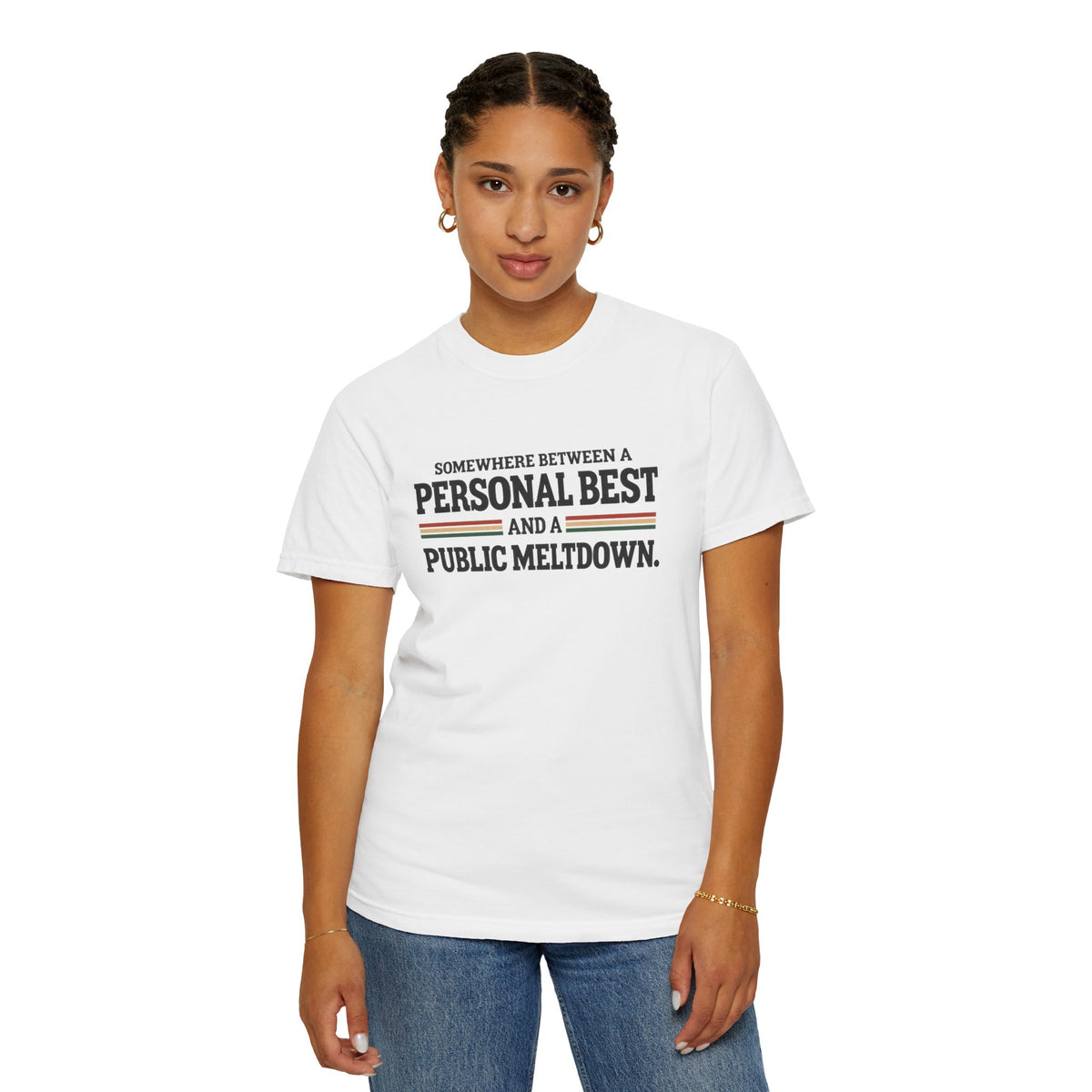 Personal Best & Public Meltdown | Funny Running T-Shirt | Comfort Colors