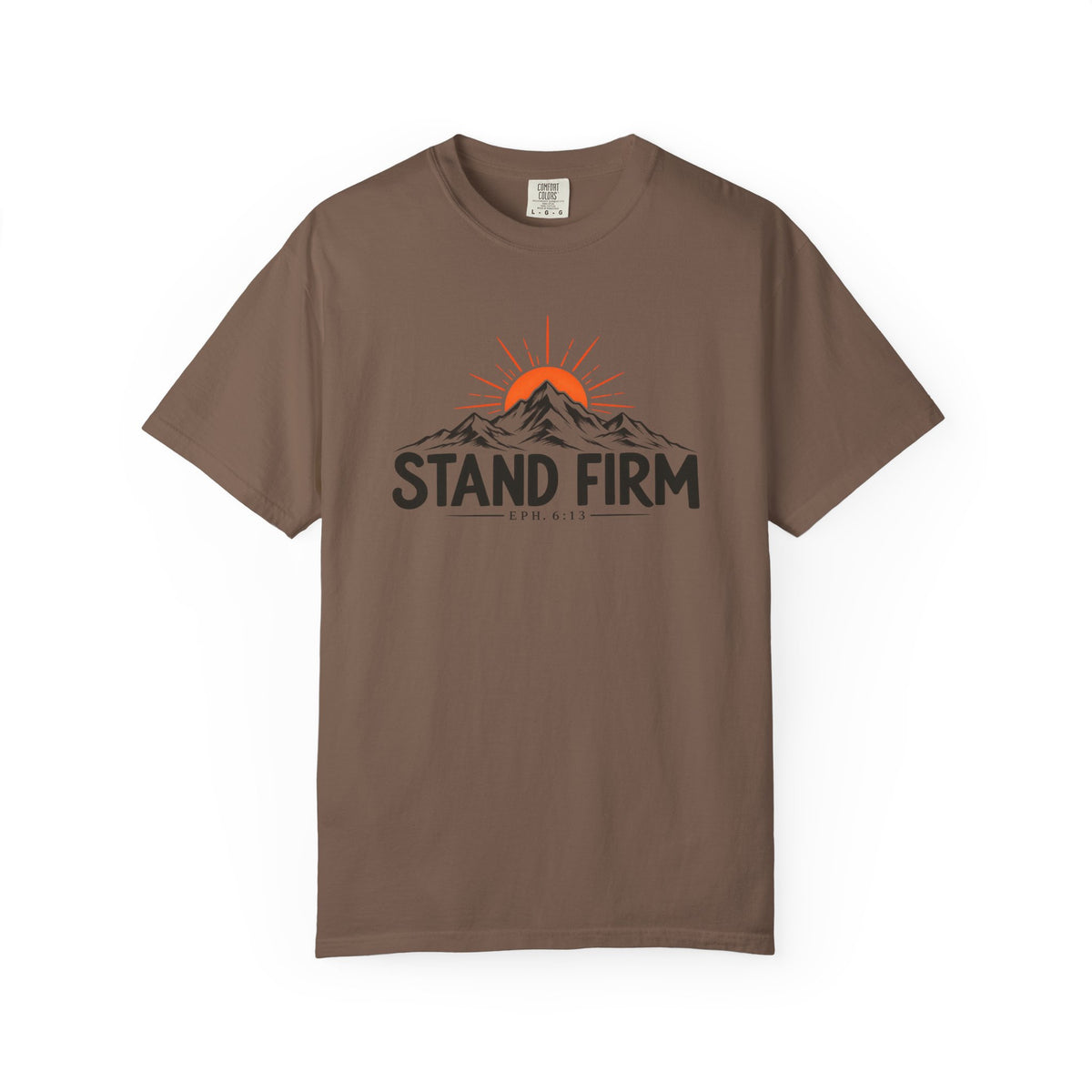 Stand Firm Ephesians 6:13 T-Shirt — Christian Mountain Graphic Tee