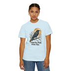 I Wish You Well From Afar T-Shirt | Vintage Raven Graphic Tee | Comfort Colors 1717