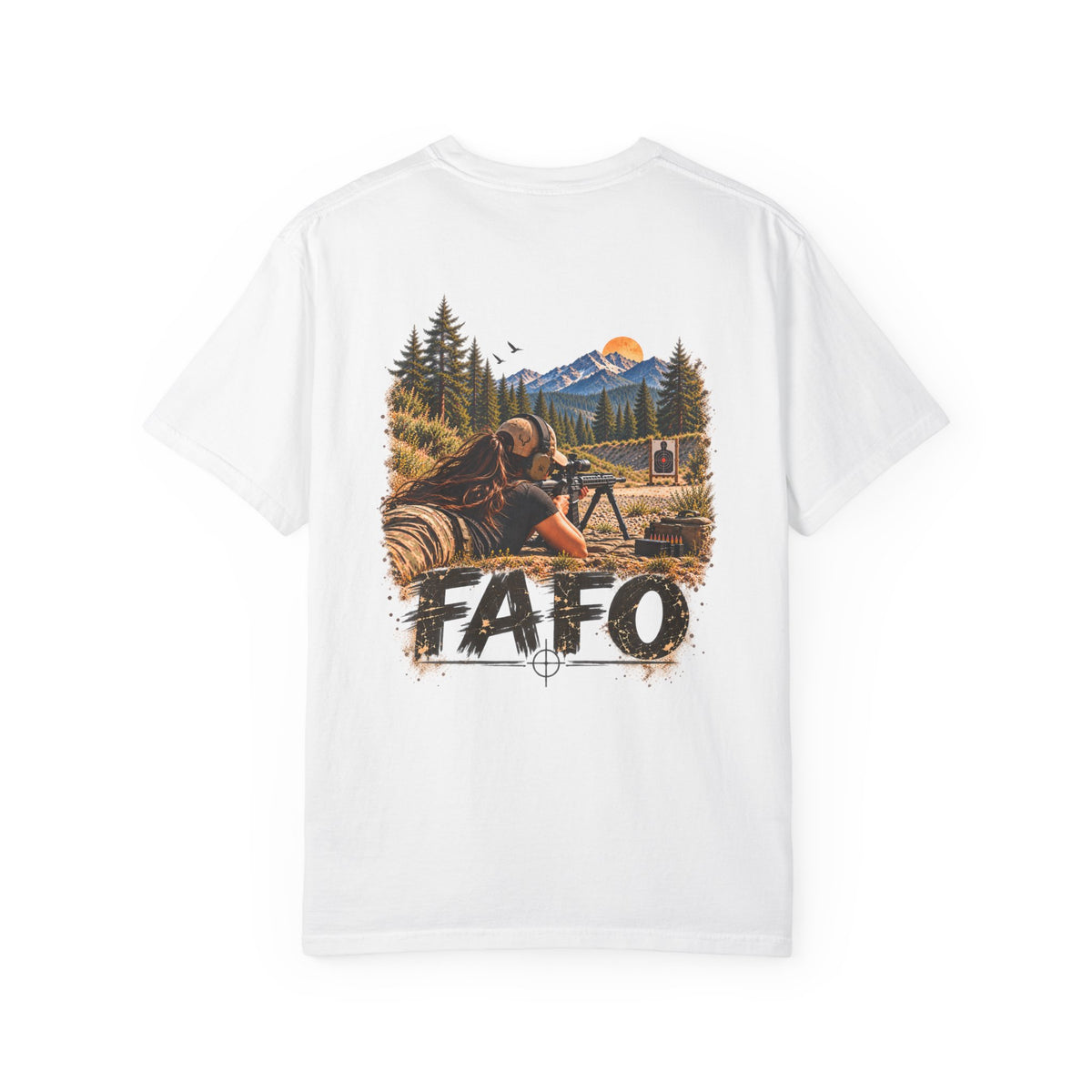 FAFO Women's Shooting Graphic T-Shirt | Open Range Collection