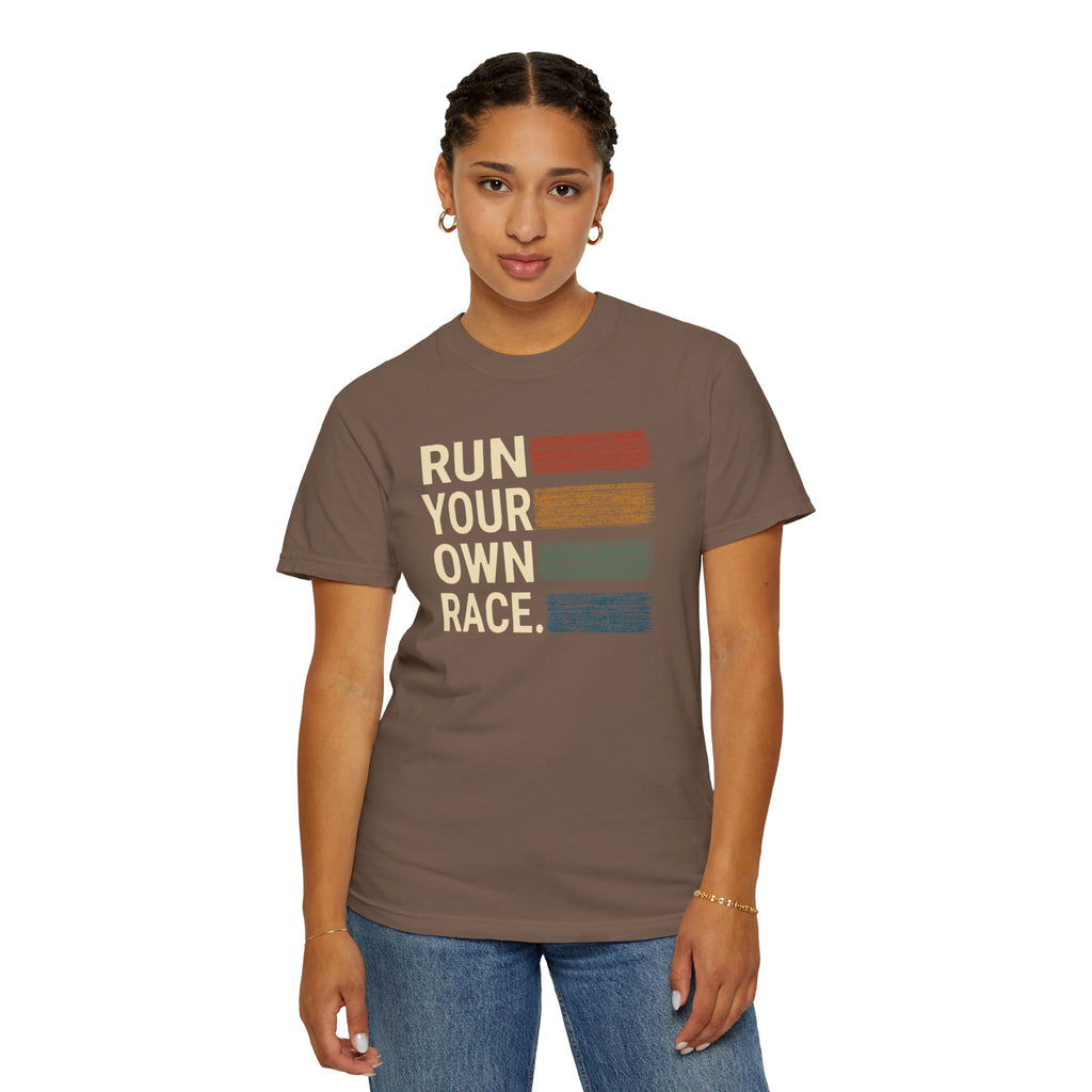 Run Your Own Race | Retro Running T-Shirt | Comfort Colors 1717