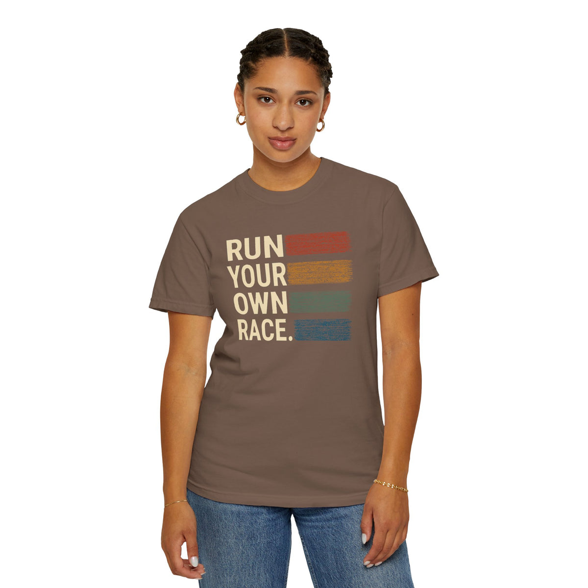 Run Your Own Race | Retro Running T-Shirt | Comfort Colors 1717