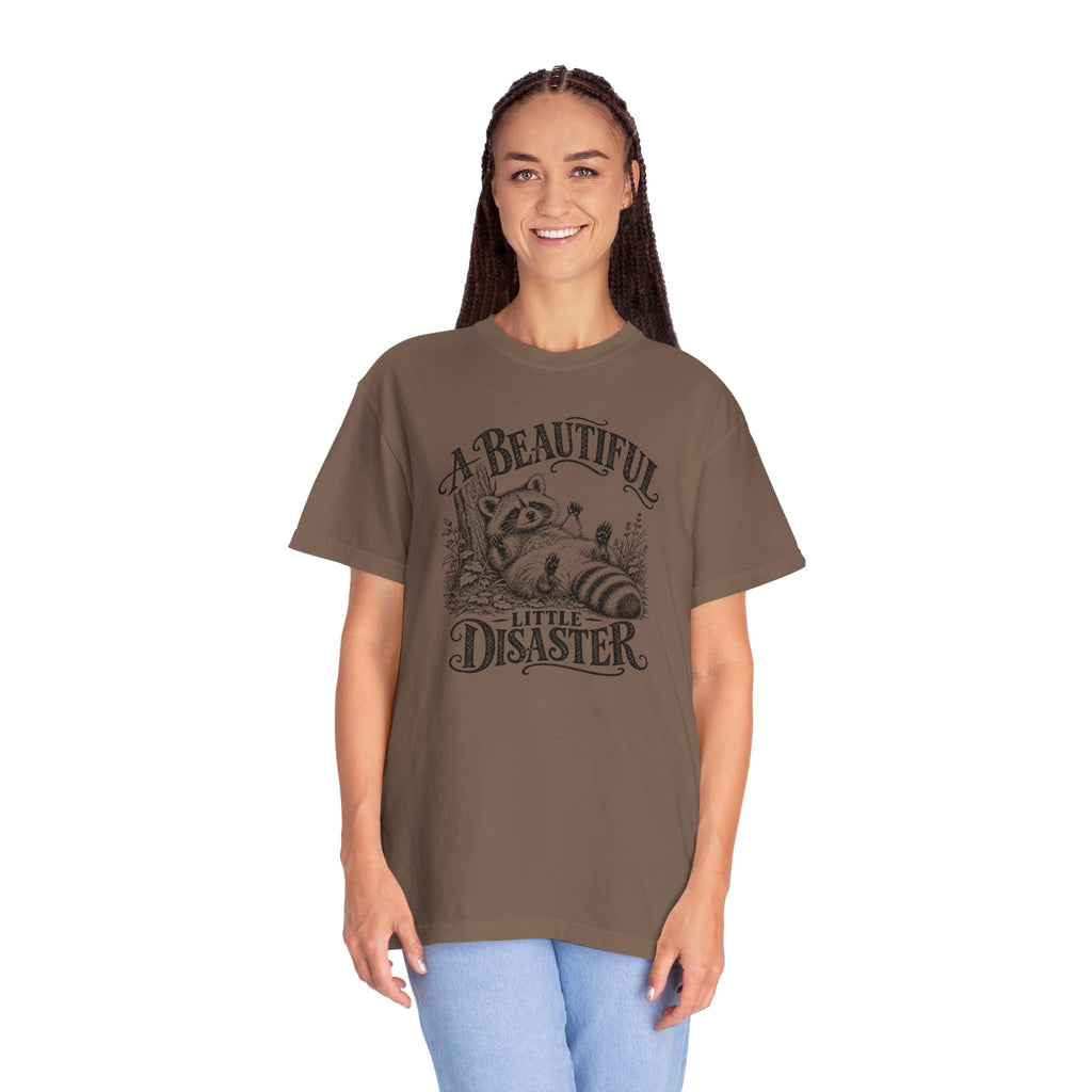 A Beautiful Little Disaster | Vintage Raccoon Graphic Tee