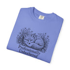 Professionally Unbothered T-Shirt | Vintage Fox Graphic Tee | Comfort Colors 1717