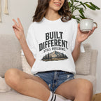 Built Different Still Building T-Shirt | Motivational Mountain Graphic Tee | Comfort Colors 1717