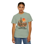 Peaceful Until Provoked | Vintage Desert Cactus Graphic Tee