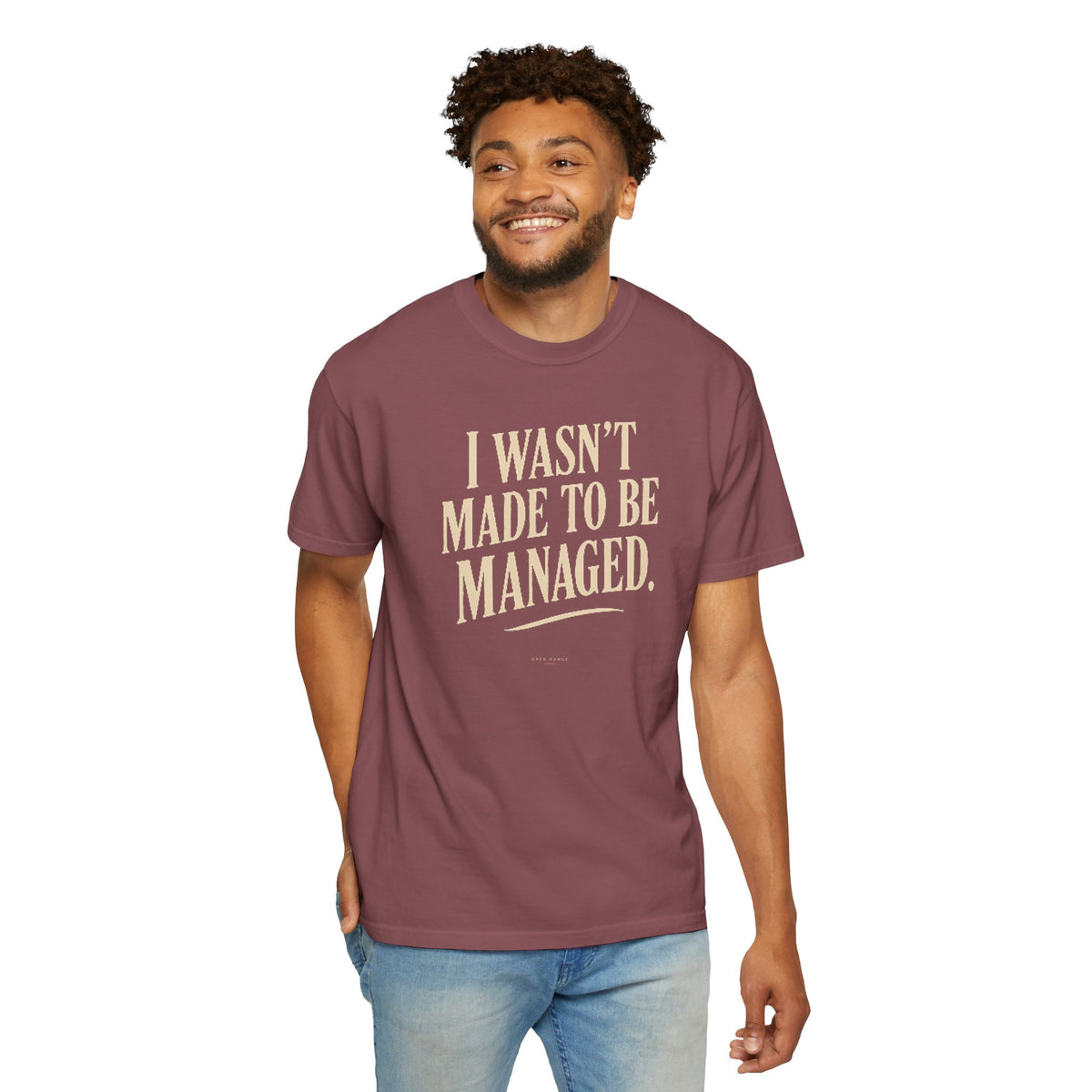 I Wasn't Made to Be Managed | Vintage Statement Graphic Tee