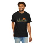 Vintage Forest Sunset T-Shirt | Nature Graphic Tee | Comfort Colors 1717