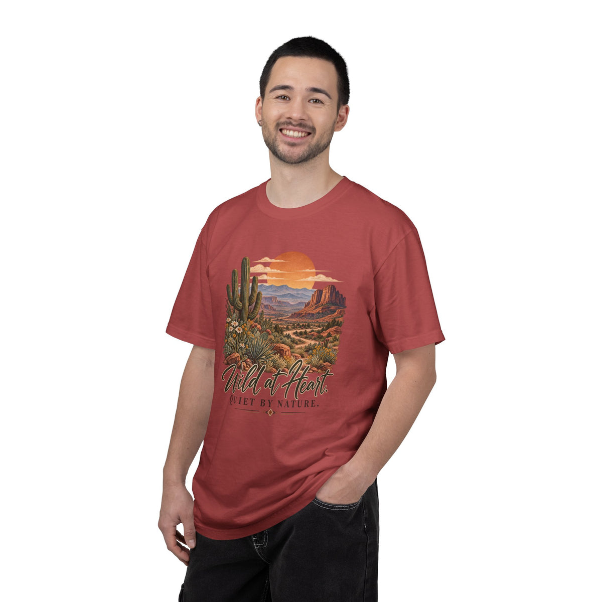 Wild at Heart Quiet by Nature T-Shirt | Vintage Desert Graphic Tee | Comfort Colors 1717