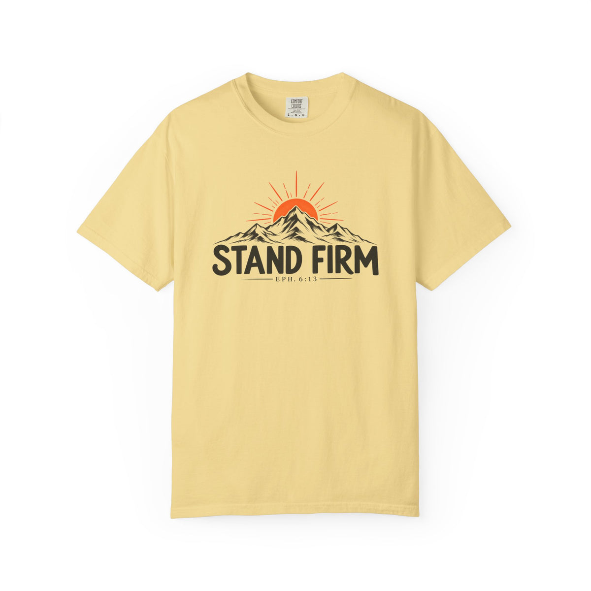 Stand Firm Ephesians 6:13 T-Shirt — Christian Mountain Graphic Tee