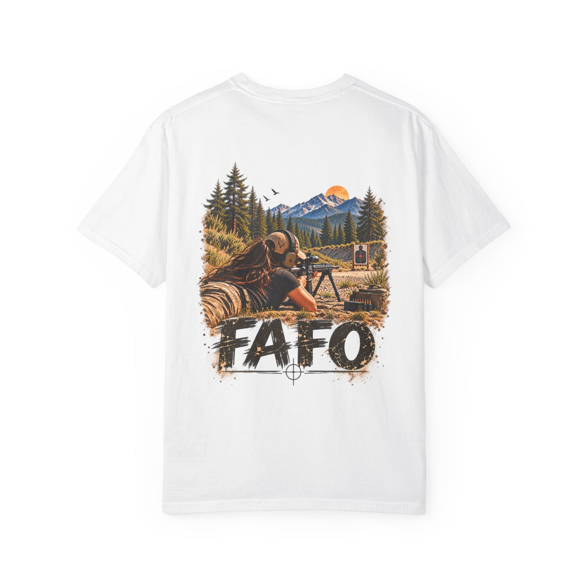 FAFO Women's Shooting Graphic T-Shirt | Open Range Collection