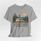 Emotionally Unavailable Geographically Flexible | Vintage Camping Tee