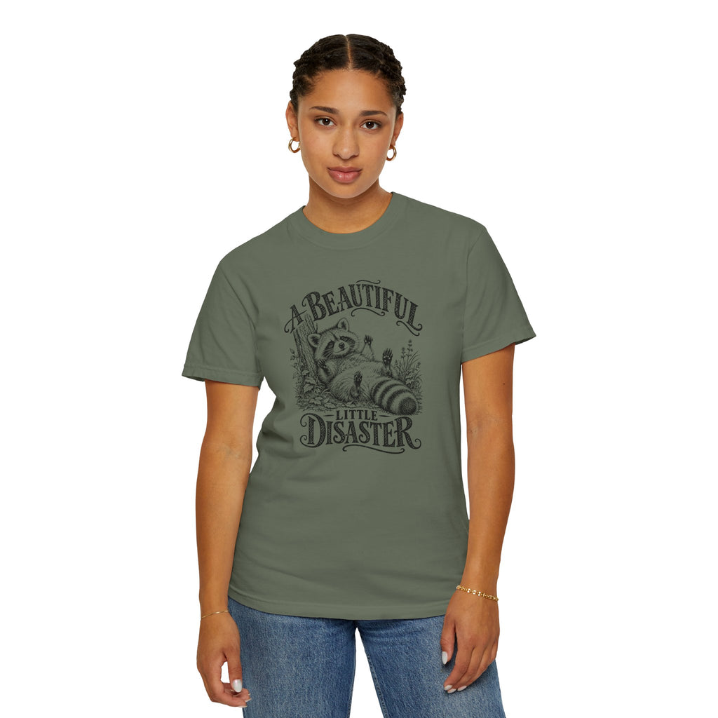 A Beautiful Little Disaster | Vintage Raccoon Graphic Tee