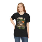 I Could Be Meaner That's Why I Run Wolf Running T-Shirt
