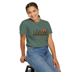 Vintage Forest Sunset T-Shirt | Nature Graphic Tee | Comfort Colors 1717