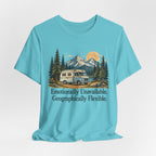 Emotionally Unavailable Geographically Flexible | Vintage Camping Tee