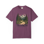 The Long Way Feels Like Home T-Shirt | Vintage Mountain Graphic Tee | Comfort Colors 1717