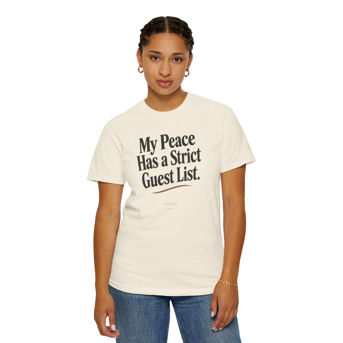 My Peace Has a Strict Guest List | Comfort Colors Graphic Tee