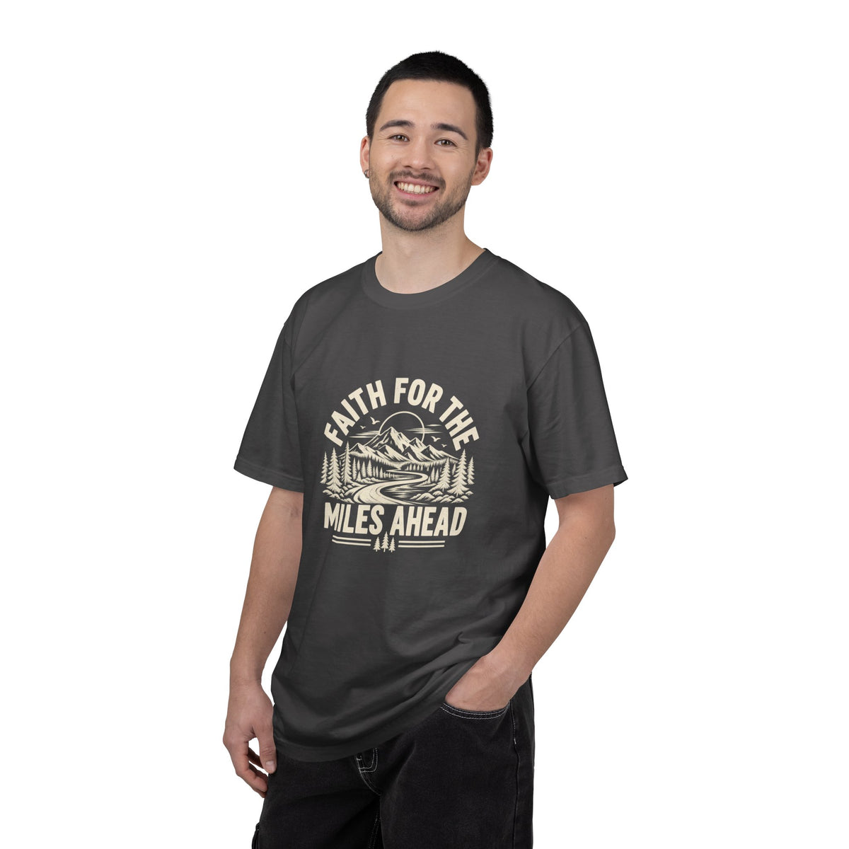 Faith for the Miles Ahead T-Shirt | Christian Outdoor Comfort Colors Tee
