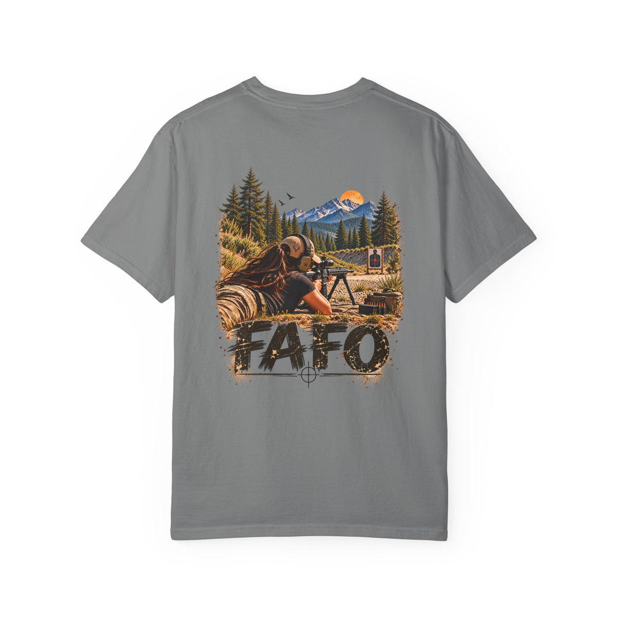 FAFO Women's Shooting Graphic T-Shirt | Open Range Collection