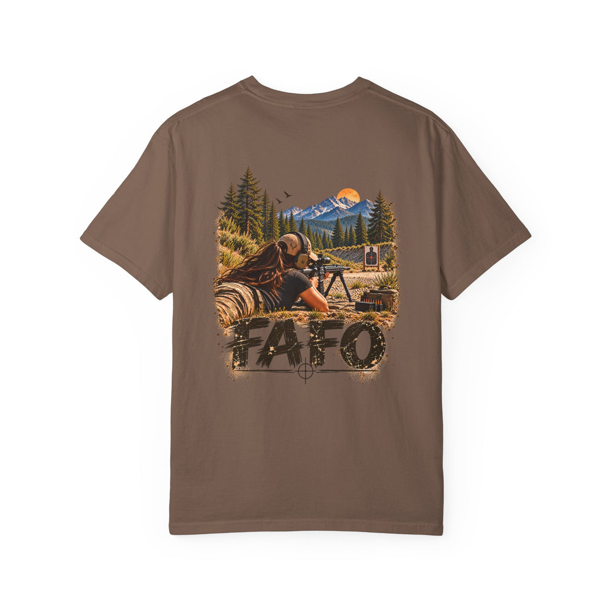 FAFO Women's Shooting Graphic T-Shirt | Open Range Collection