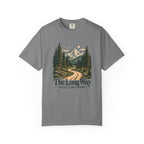 The Long Way Feels Like Home T-Shirt | Vintage Mountain Graphic Tee | Comfort Colors 1717