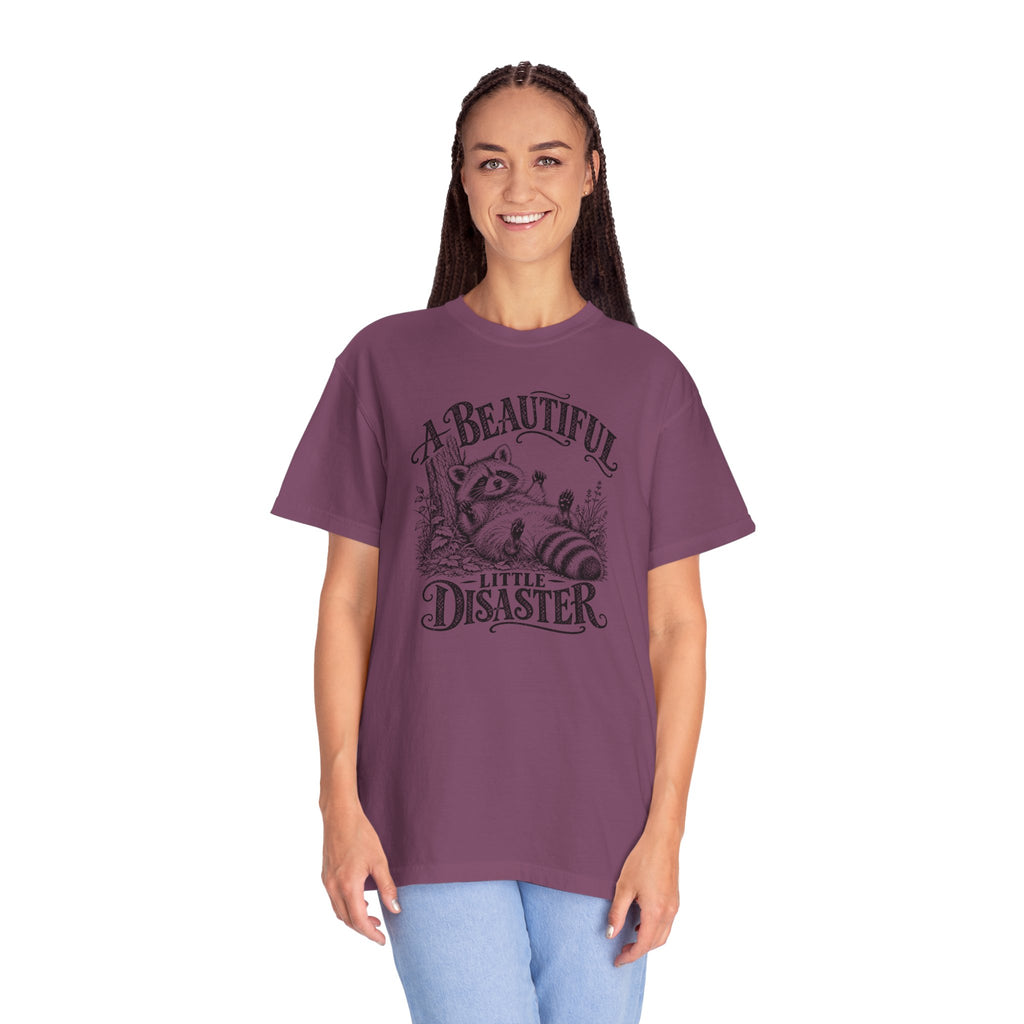 A Beautiful Little Disaster | Vintage Raccoon Graphic Tee