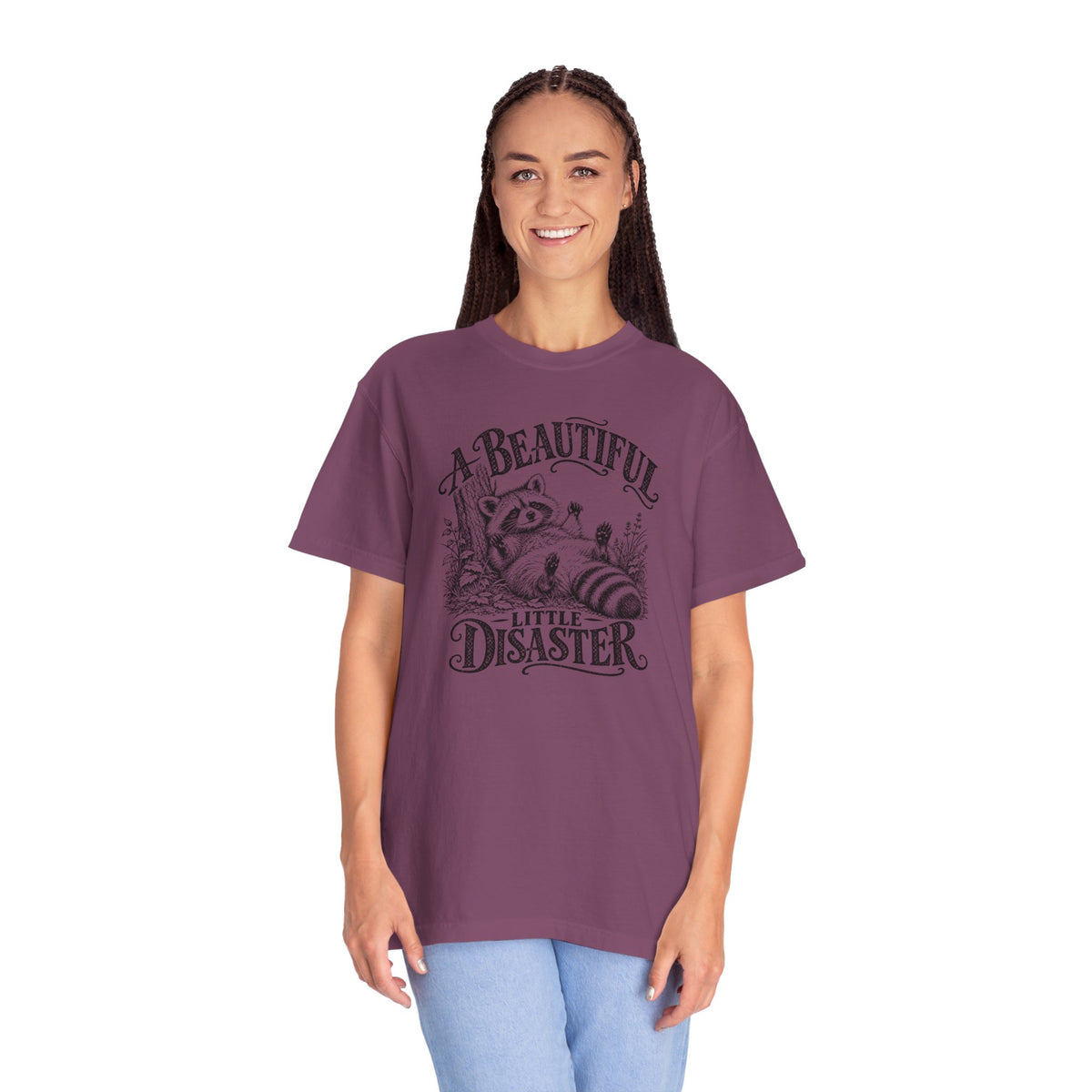 A Beautiful Little Disaster | Vintage Raccoon Graphic Tee