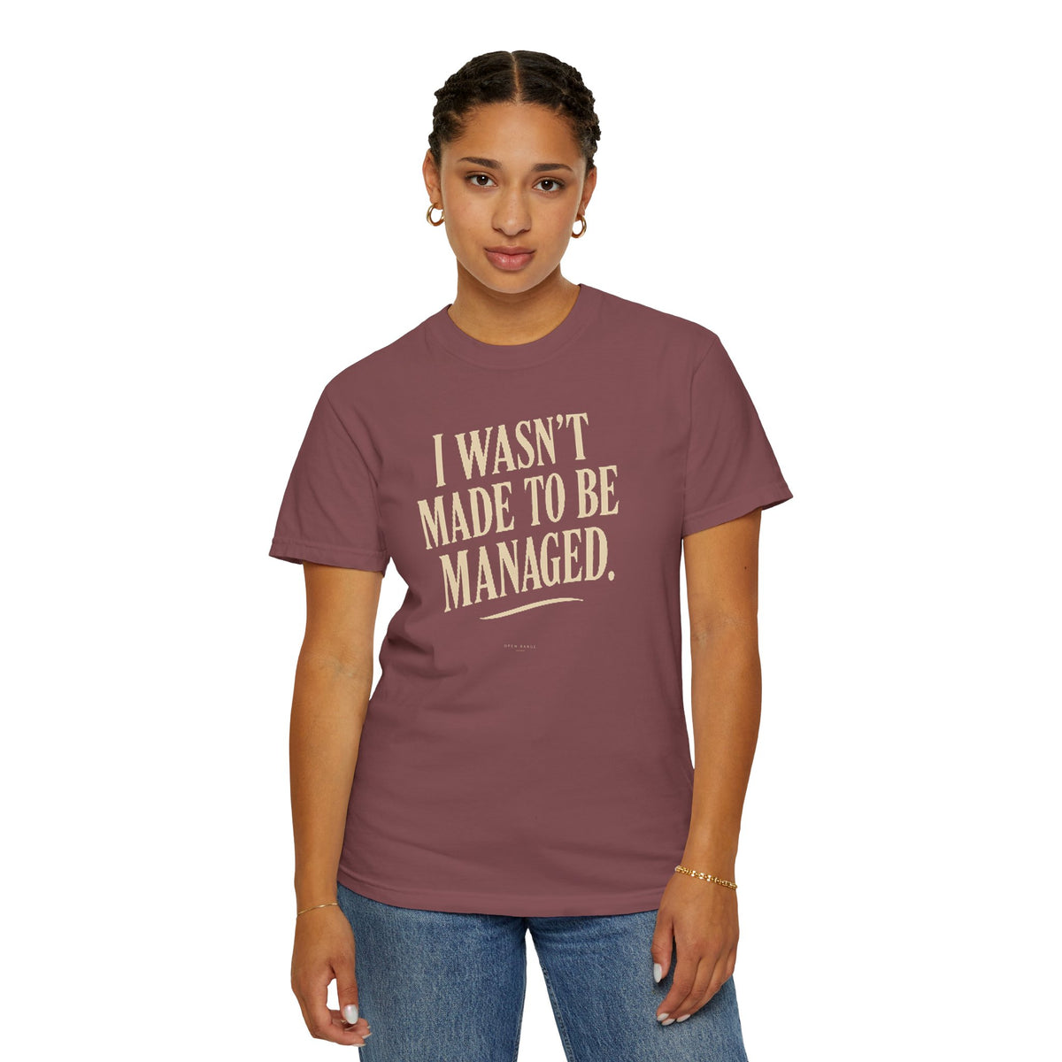 I Wasn't Made to Be Managed | Vintage Statement Graphic Tee