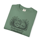 Professionally Unbothered T-Shirt | Vintage Fox Graphic Tee | Comfort Colors 1717