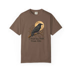 I Wish You Well From Afar T-Shirt | Vintage Raven Graphic Tee | Comfort Colors 1717