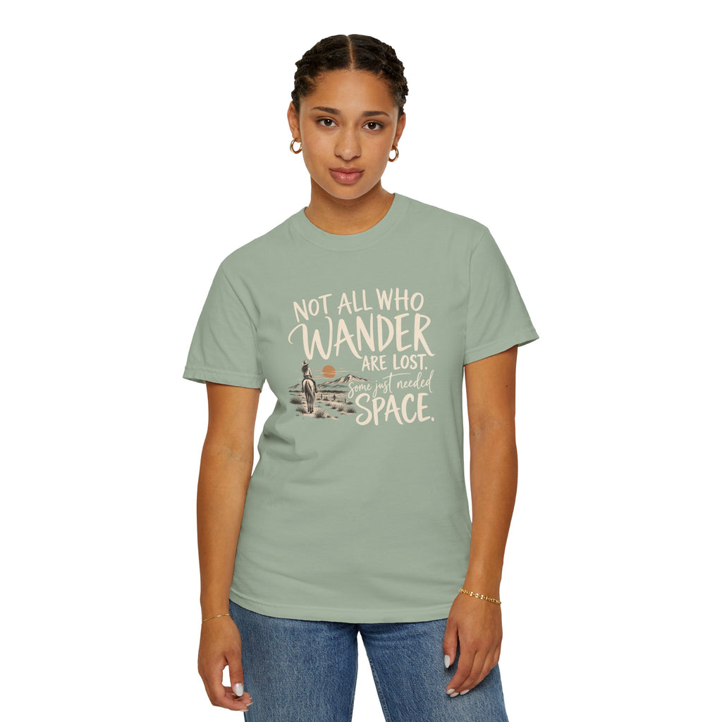 Not All Who Wander Are Lost T-Shirt — Western Adventure Graphic Tee