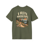 I Run Because Punching People Is Frowned Upon | Funny Running T-Shirt