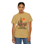 Peaceful Until Provoked | Vintage Desert Cactus Graphic Tee
