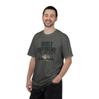 Built Different Still Building T-Shirt | Motivational Mountain Graphic Tee | Comfort Colors 1717
