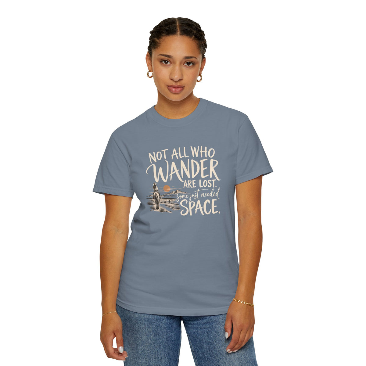Not All Who Wander Are Lost T-Shirt — Western Adventure Graphic Tee
