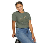 Rooted Not Restricted T-Shirt | Vintage Wildflower Graphic Tee | Comfort Colors 1717