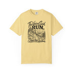 The Voices Said RUN – Funny Trail Running Graphic Tee | Comfort Colors 1717