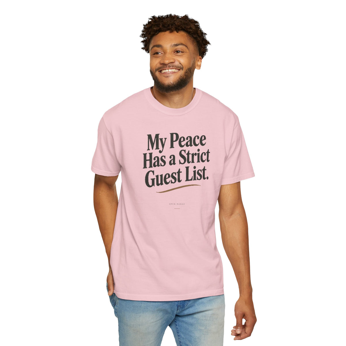 My Peace Has a Strict Guest List | Comfort Colors Graphic Tee
