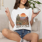 Wild at Heart Quiet by Nature T-Shirt | Vintage Desert Graphic Tee | Comfort Colors 1717