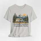 Emotionally Unavailable Geographically Flexible | Vintage Camping Tee