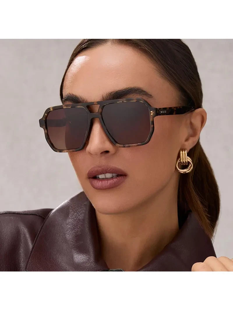 Oversized Polarized Navigator Sunglasses