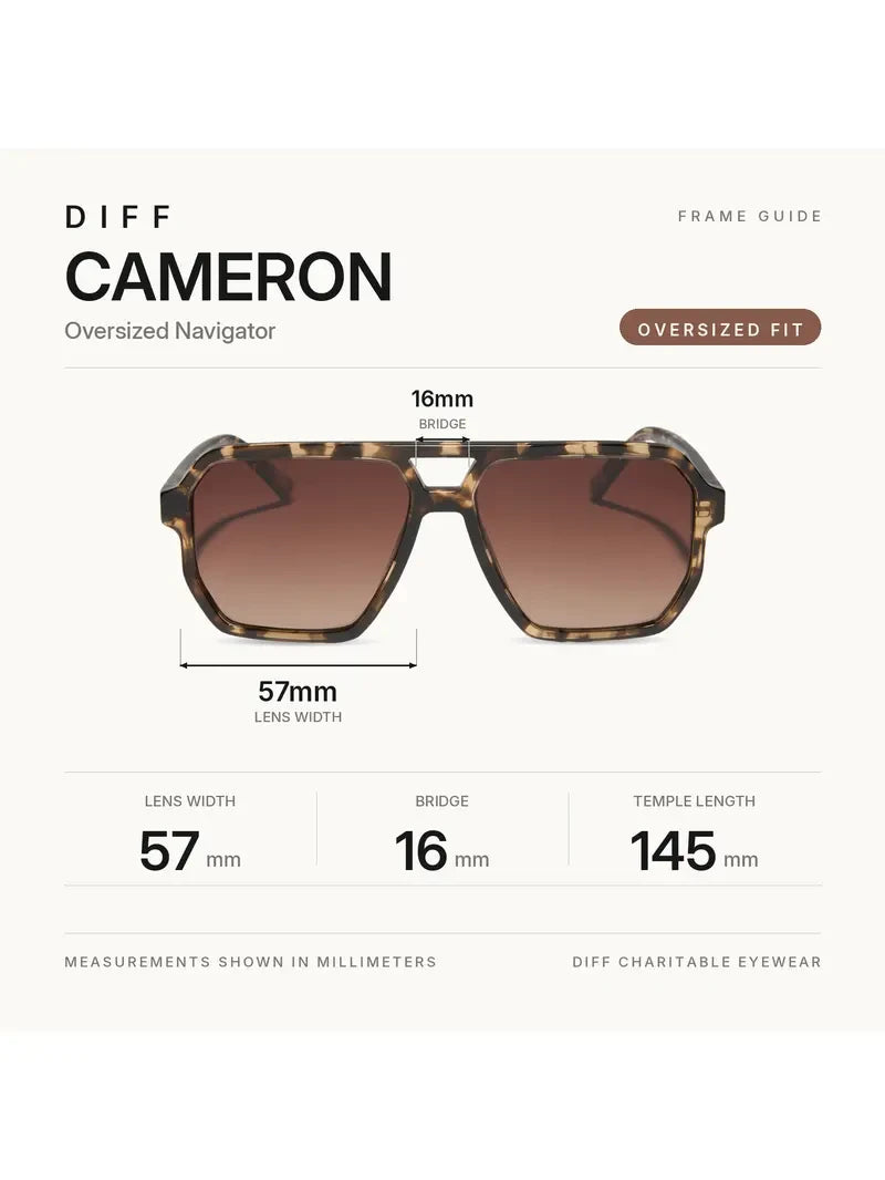 Oversized Polarized Navigator Sunglasses