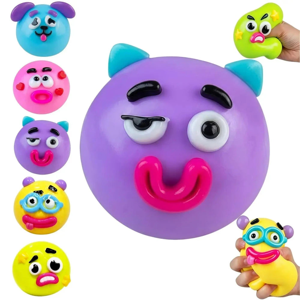 Dog Face Swap Squishy Toy